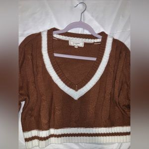 Crop top sweater
